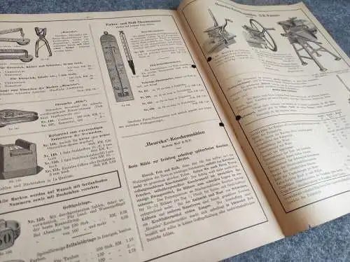 Karius und Schöne Leipzig alte Preisliste Landwirtschaft 1928