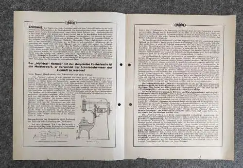 Mauersberger und Fritzsche Maschinenfabrik Nossen Prospekt Mafrino 1929