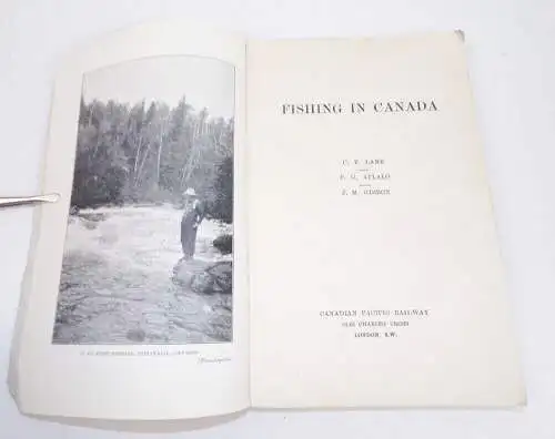 Fishing in Canada Lane Aflalo Gibbon um 1930