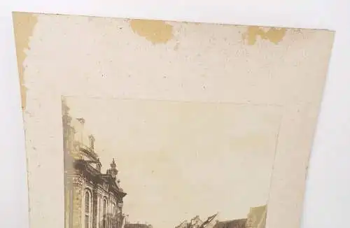 Fotografie Dresden Frauenkirche Canaletto um 1890 