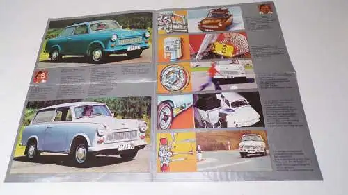 Altes Trabi Prospekt DDR Trabant Oldtimer 1977