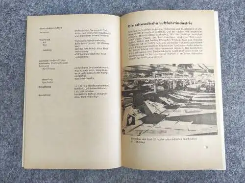 Heft 10 Saab 32 Lansen Illustrierte Reihe für den Typensammler mit Negativ