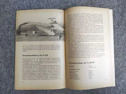 Heft 24 Tupolew Tu-134 Illustrierte Reihe für den Typensammler mit Negativ