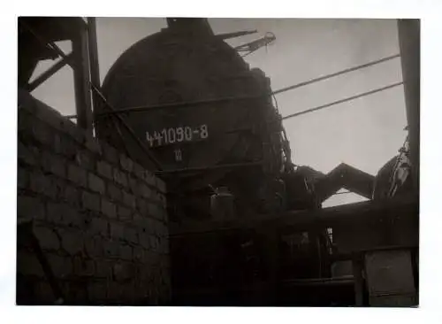 Foto Dampflok 44 1090-8 Bahnwerk Seddin 1988