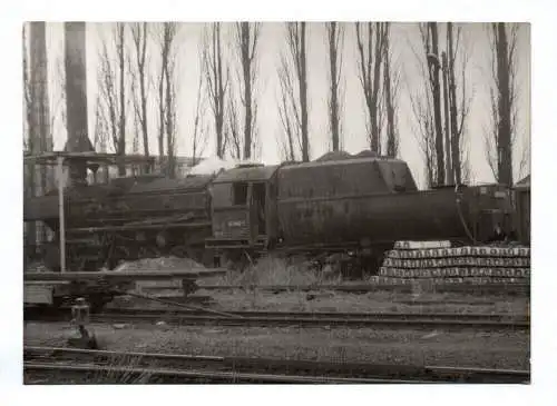 Foto Dampflok 52 1662-7 Bahnwerk Wustermark 1988