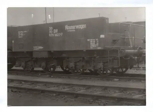 Foto Bahnwerk Schöneweide 1988 Wasserwagen 979 1627-7