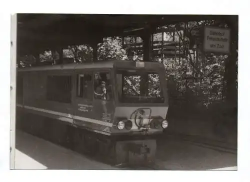 Foto EA Lok der Pioniereisenbahn Dresden 1988 Bahnhof Freundschaft Zoo