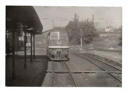 Foto Elektrolok 132 165-2 Bahnwerk Reichenbach Vogtland 1988