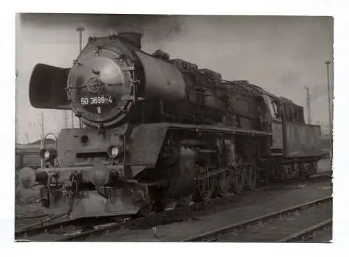 Foto Dampflok 50 3688-4 Bw Dresden 1988 Est Pirna