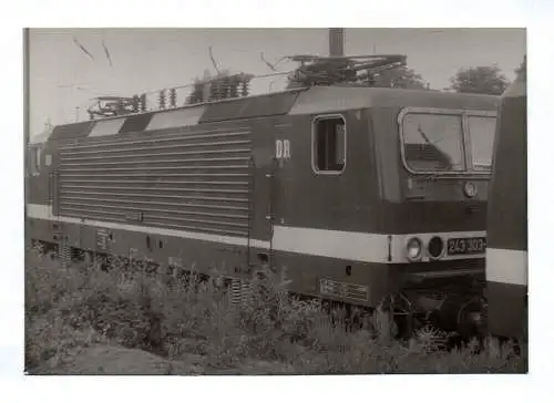 Foto Elektrolok 243 303-5 Bahnwerk Halle 1988