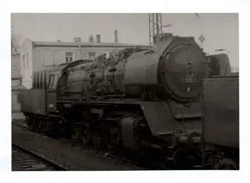 Foto Dampflok 50 3555-5 Bahnwerk Magdeburg 1988