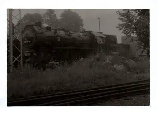 Foto Dampflok 52 8100-1 Bahnwerk Schöneweide 1988