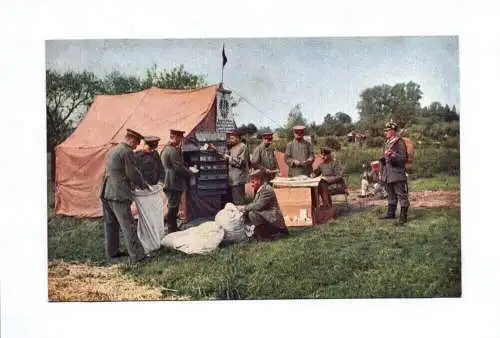 Ak Soldaten 1 Wk aus der Champagne Feldpost der III Armee