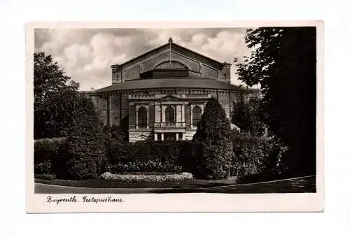 Foto Ak Bayreuth Festspielhaus 1943