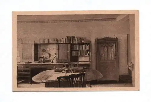Ak Weimar Aus dem Goethehause Goethes Arbeitszimmer II. Nationalmuseum 1928