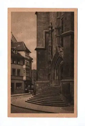 Ak Naumburg Saale Westportal an der Wenzelkirche