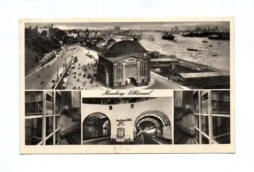 Ak Hamburg Elbtunnel 1941