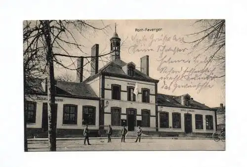 Ak Pontfaverger Mairie 1915 Feldpost
