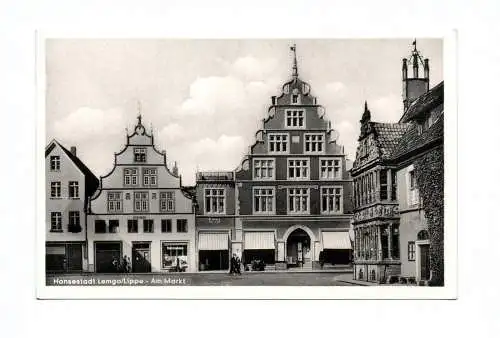 Foto Ak Hansestadt Lemgo Lippe Am Markt