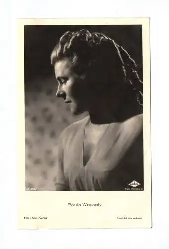 Ak Ufa Schauspieler um 1940 Paula Wessely