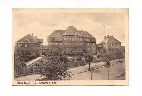 Ak Naumburg Lehrerseminar Gebäude
