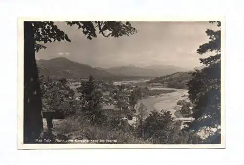 Ak Bad Tölz Blick vom Kalvarienberg