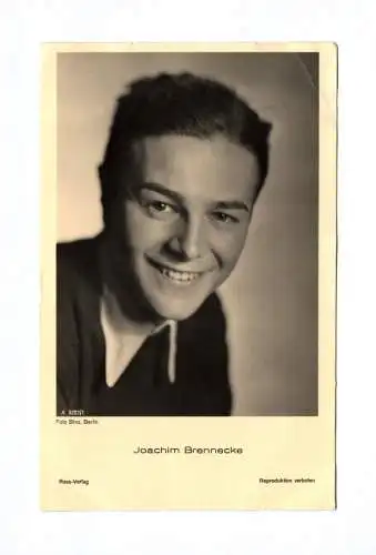 Ak Joachim Brennecke Ufa Schauspieler 1943