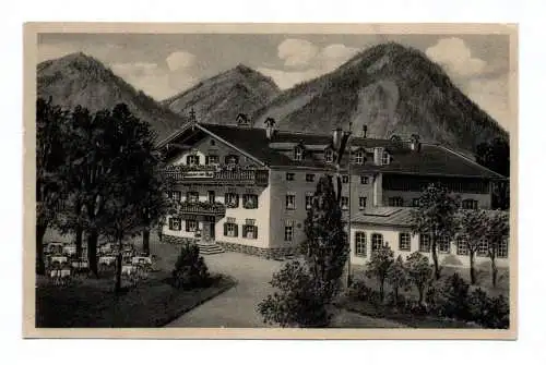 Ak Gasthof zur Post in Degerndorf Konditorei Cafe Fremdenzimmer