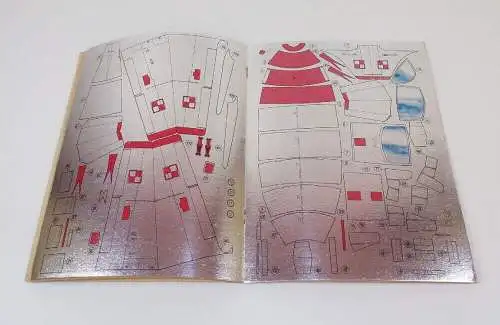 Kranich Modellbogen Polnischer Strahltrainer Iskra 1967 Ausschneidebogen
