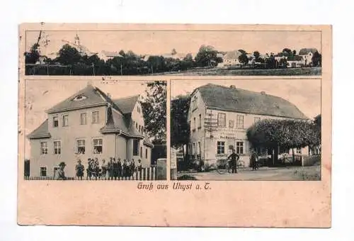 Ak Gruß aus Uhyst am Taucher DR