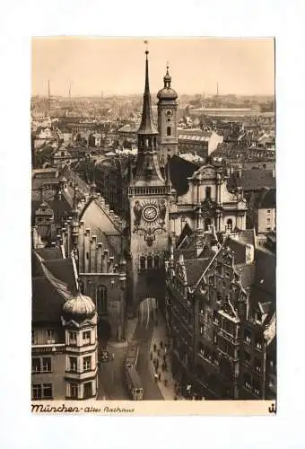 Ak München Altes Rathaus 1940 Heilig Geist Kirche