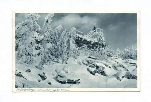 Ak Fichtelgebirge Schneeberggipfel 1942