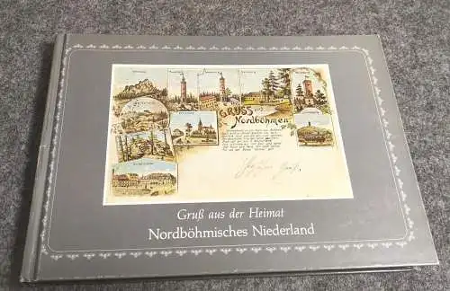 Buch Gruß aus der Heimat Nordböhmisches Niederland Bilder Ansichtskarten