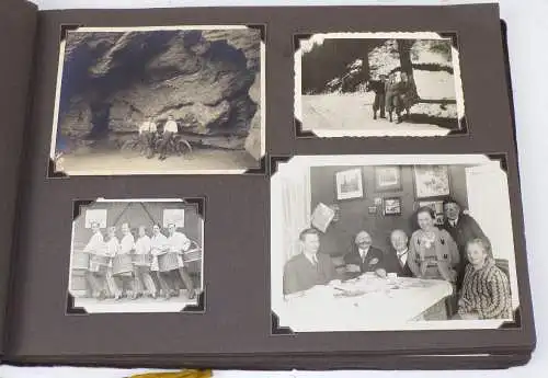 Fotoalbum Konditor Bäckerei Backwaren wohl Erfurt um 1930