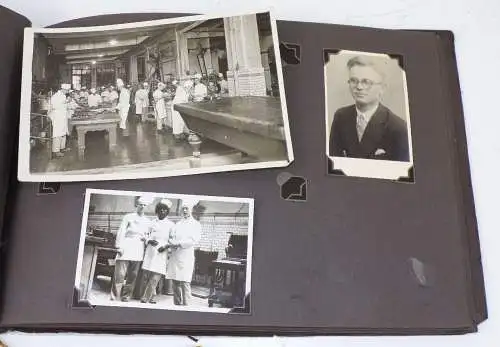 Fotoalbum Konditor Bäckerei Backwaren wohl Erfurt um 1930