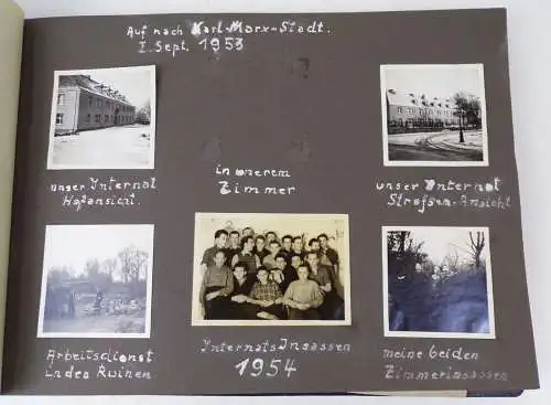 Fotoalbum Karl Marx Stadt Festumzug Schwarza Annaberg Schach Turnier Dampflok