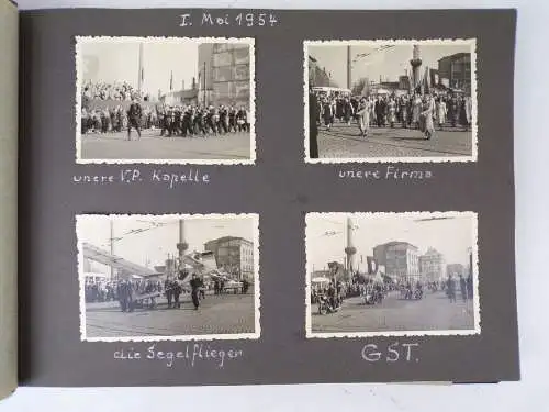 Fotoalbum Karl Marx Stadt Festumzug Schwarza Annaberg Schach Turnier Dampflok