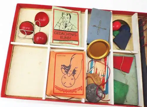 Spears Zauberkasten Hokus Pokus um 1930 Spielzeug Magie