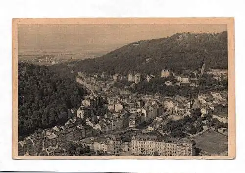 Ak Karlsbad Sudetenland Tschechien Totalansicht 1938
