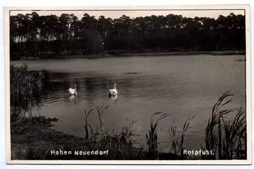 Foto Ak  Hohen Neuendorf Rotpfuhl 1939