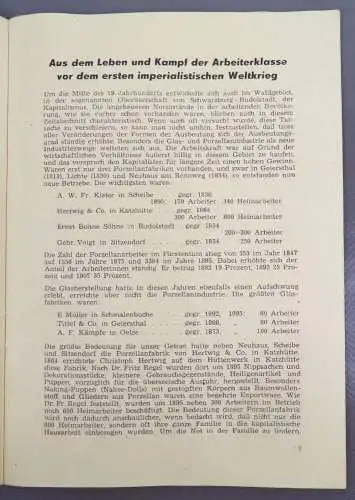 Dem Morgenrot entgegen Geschichte Arbeiterbewegung Kreis Neuhaus am Rennweg 1958