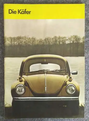 Originale Broschüre die Käfer Auto Fahrzeug Ausstattung VW Käfer 1970