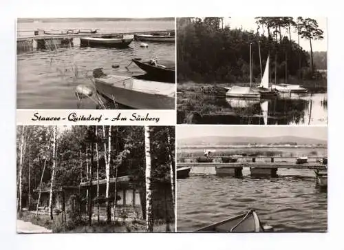Ak Stausee Quitzdorf Am Säuberg Kreis Niesky 1982