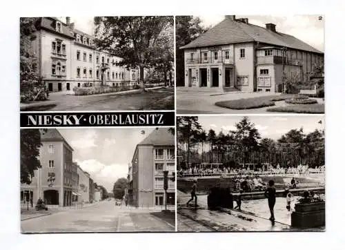Ak   Niesky Oberlausitz 1977 Krankenhaus Schauburg Lichtspiele