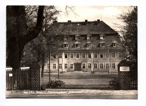 Foto Ak See Kreis Niesky Genesungsheim Heideland 1974