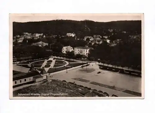 Ak Ostseebad Misdroy Original Fliegeraufnahme Międzyzdroje Polen 1930