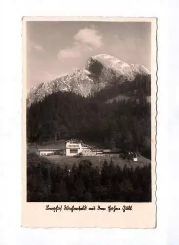 Foto Ak Berghof Wachenfeld mit dem Hohen Göll Obersalzberg
