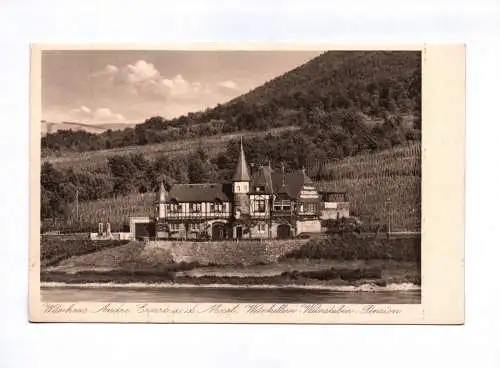Ak Weinhaus Andre Ernst an der Mosel Weinkellerei Weinstuben Pension