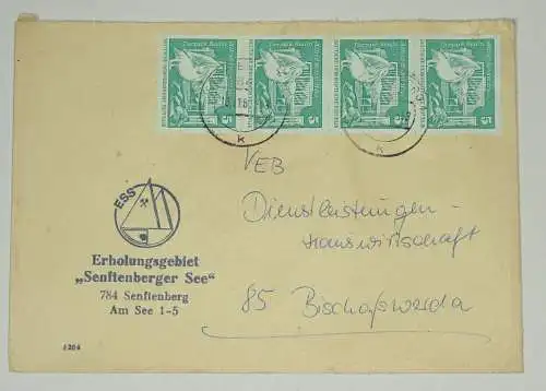 Firmen Brief Erholungsgebiet Senftenberger See 