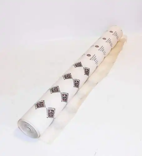 1 Rolle DDR Einpackpapier VEB Zuckerfabrik F.C.Achard Genthin Reklame Deko !